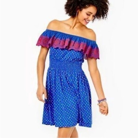 Lilly Pulitzer Dresses & Skirts - Lilly Pulitzer Kalama Off The Shoulder Dress